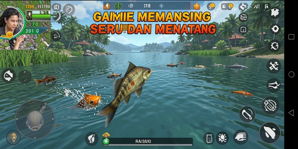 Tampilan gameplay yang menarik dalam permainan Fishing 3178.