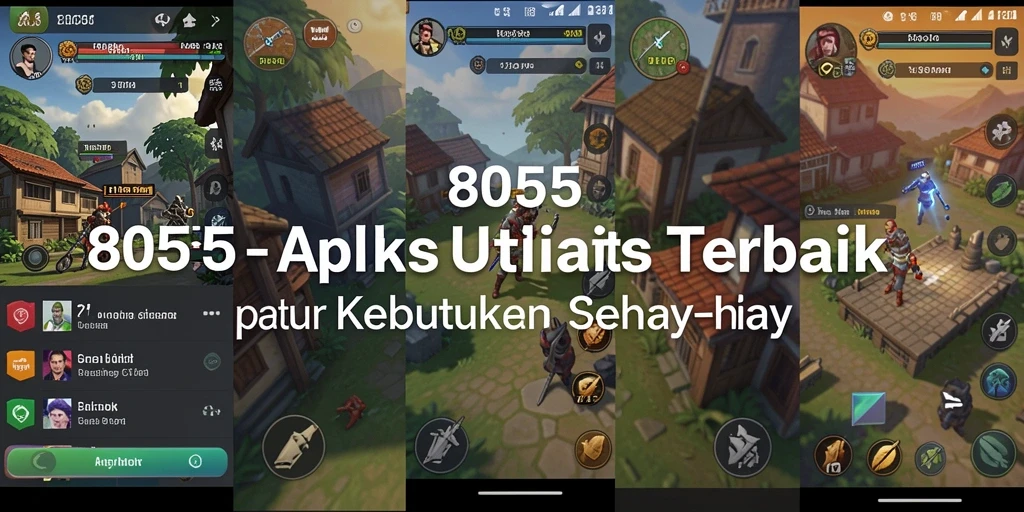 Tampilan antarmuka aplikasi 8055 yang ramah pengguna dan fungsional.