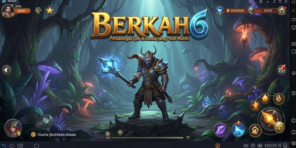 Screenshot gameplay petualangan yang mendebarkan di BERKAH6.