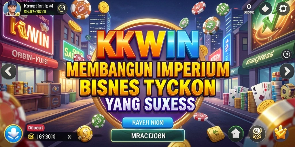 Screenshot dari gameplay <strong>KKWIN</strong> yang menampilkan aktivitas pengelolaan bisnis.