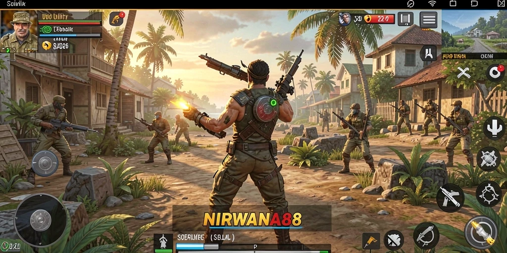 Screenshot NIRWANA88 menunjukkan antarmuka pengguna yang menarik dan fungsional.