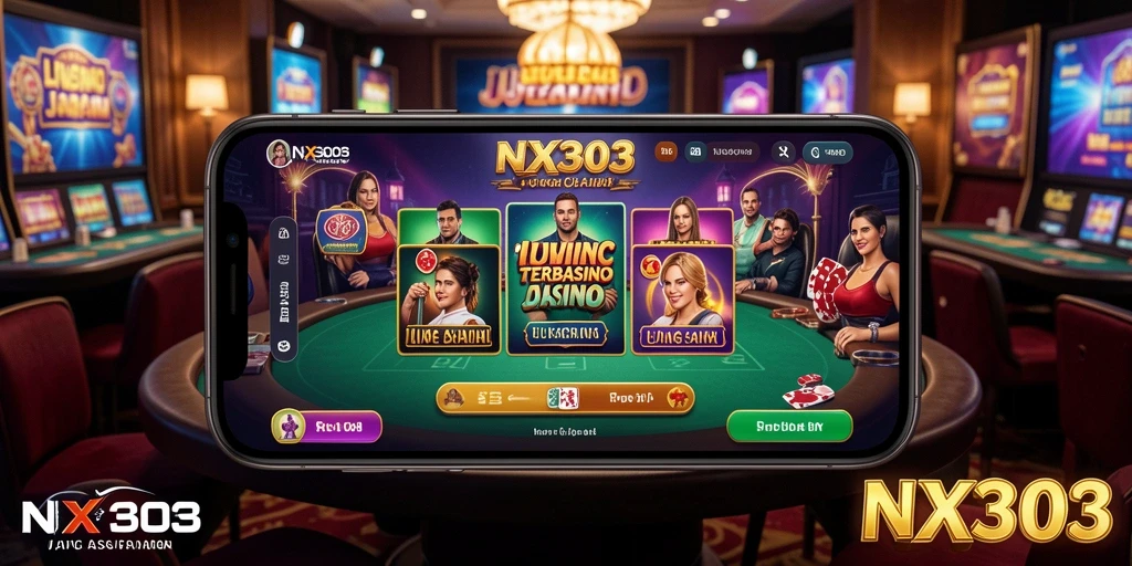 Gameplay Live Casino yang mendebarkan dengan dealer profesional.