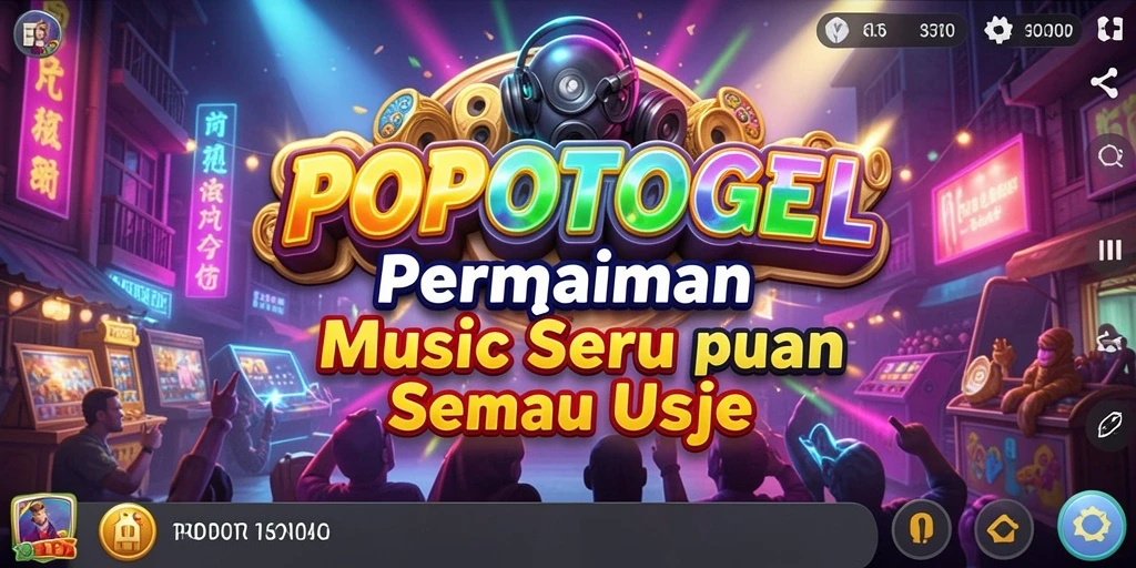 Tampilan menarik dari gameplay musik yang mengasyikkan.