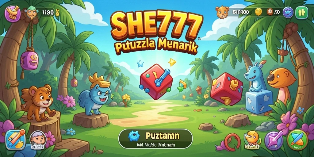 Tampilan gameplay seru dengan teka-teki menarik di SHE777.