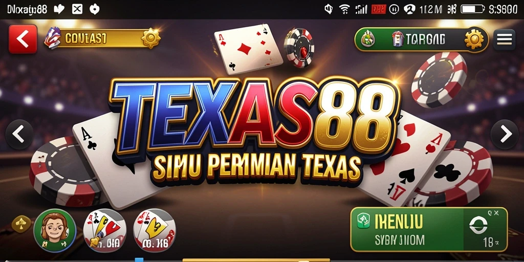 Tampilan gameplay TEXAS88 yang mendebarkan dan interaktif.
