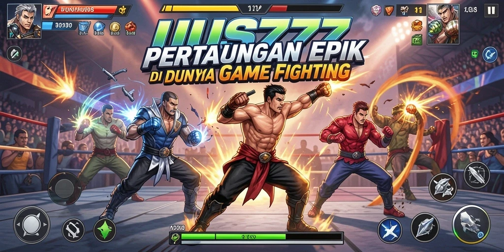 Tampilan gameplay UUS777 yang mendebarkan dengan aksi pertarungan seru.
